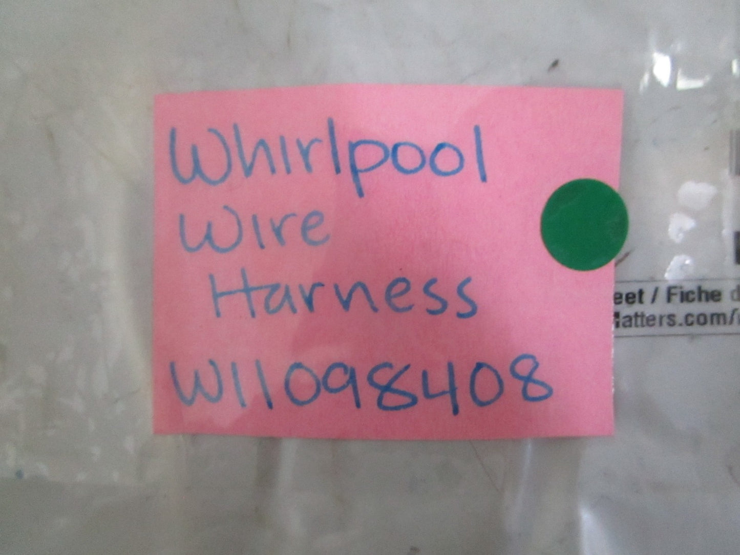 NEW OEM W11098408 Whirlpool Wire Harness 0820