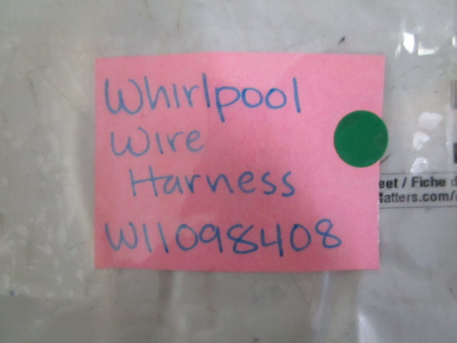 NEW OEM W11098408 Whirlpool Wire Harness 0820