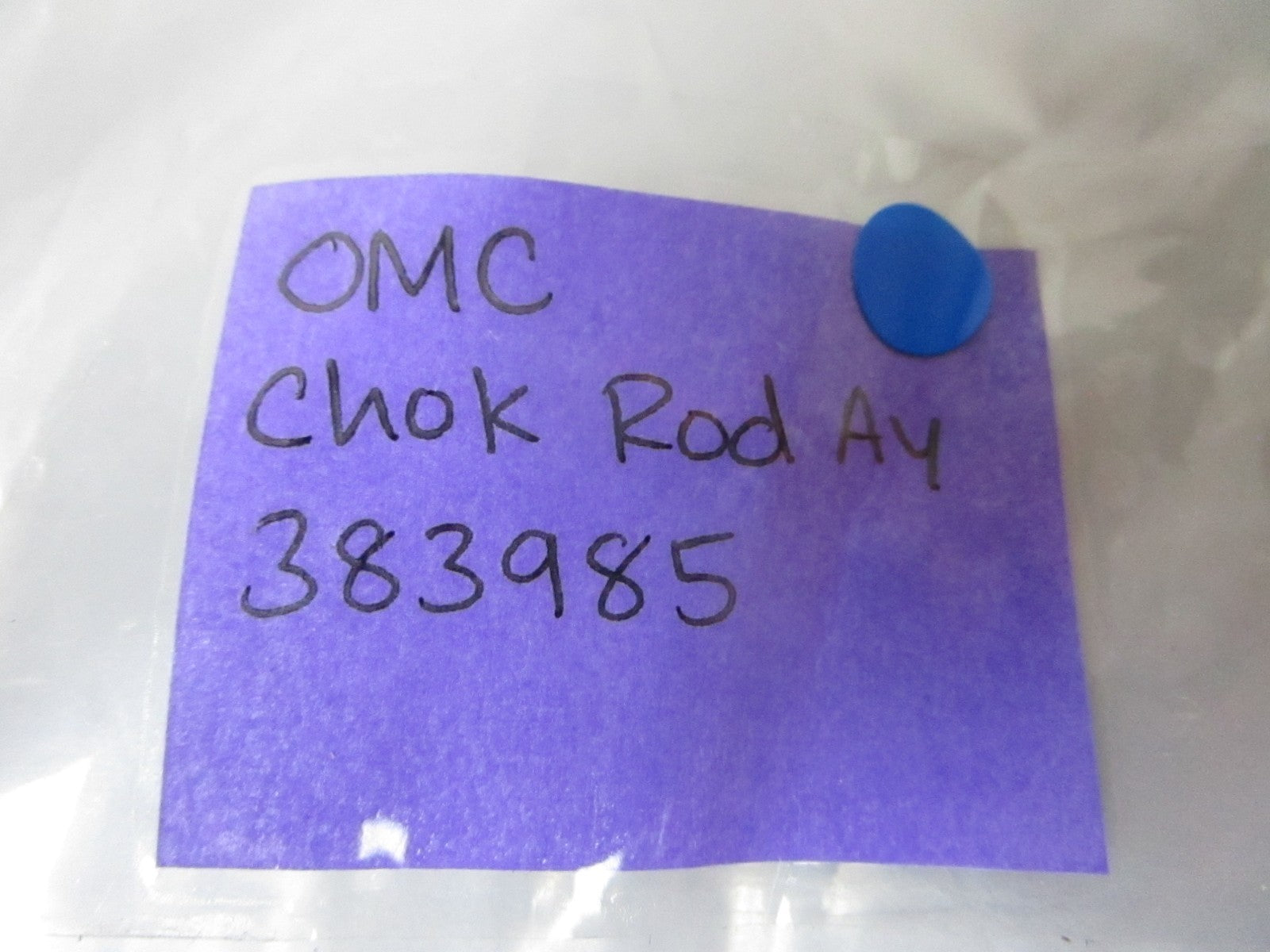 *NEW OEM* 0720 OMC Johnson Evinrude Choke Rod Assembly 383985 0383985