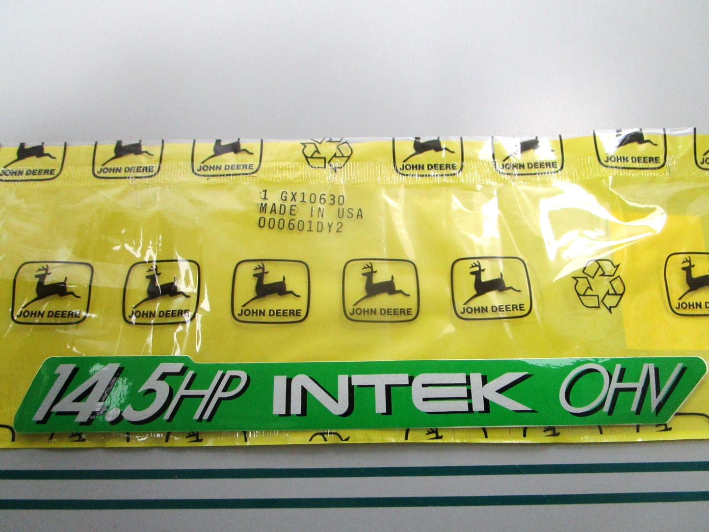 NEW OEM GX10630 John Deere Label 0810