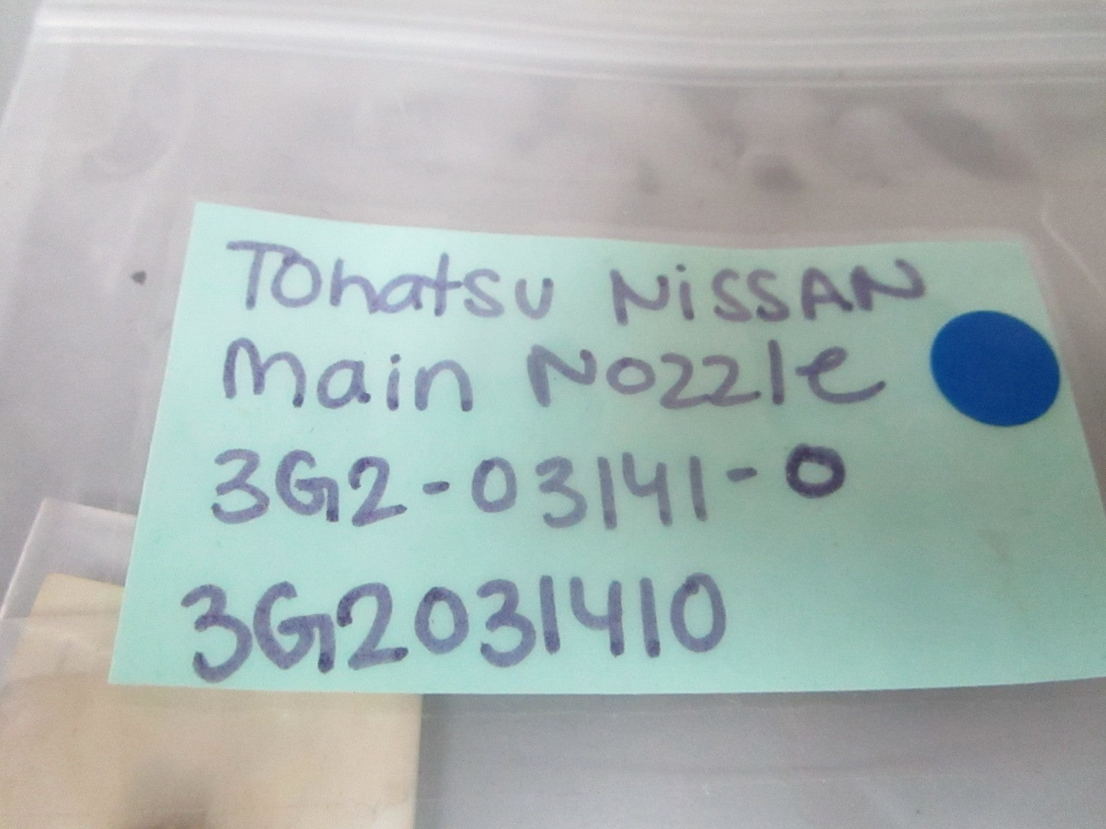 *NEW OEM* 0720 Tohatsu Nissan Main Nozzle 3G2-03141-0 3G2031410