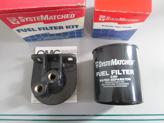 NEW OEM 174176 0174176 OMC Johnson Evinrude Fuel Filter Kit 0820