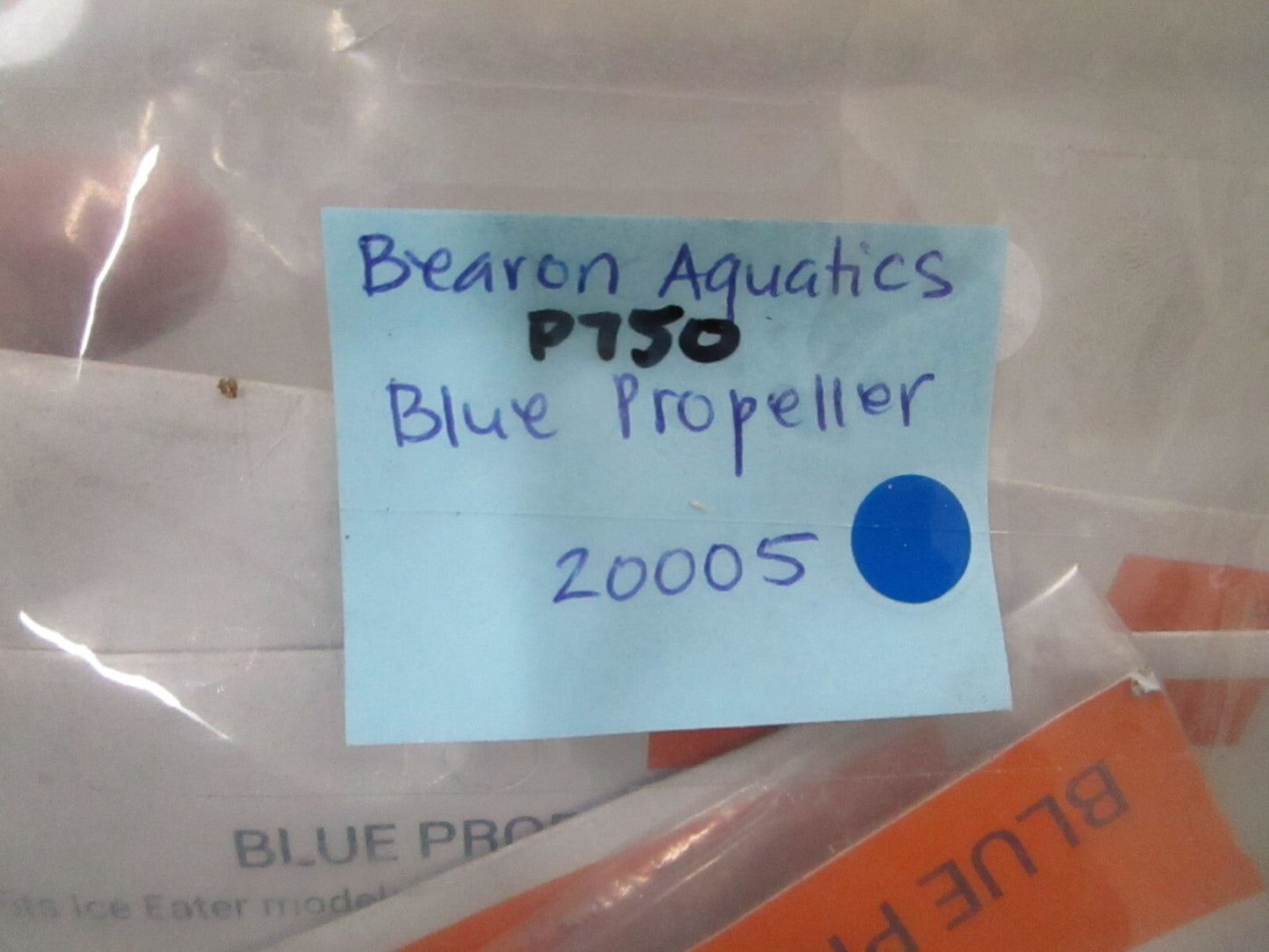 *NEW* 0780 Bearon Aquatics P750 Blue Propeller 20005