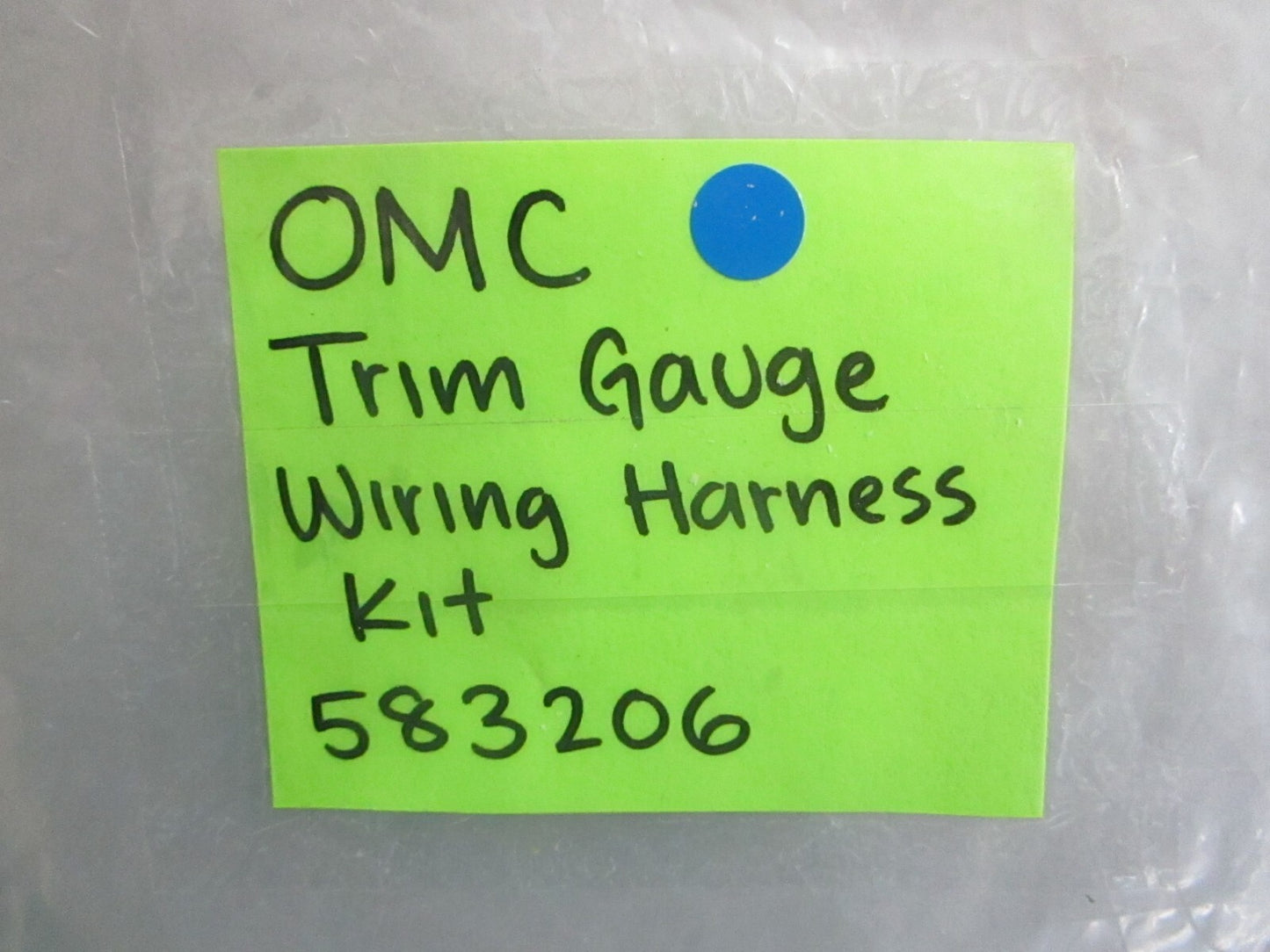 *NEW OEM* 0820 OMC Johnson Evinrude Trim Gauge Wiring Harness Kit 583206 0583206