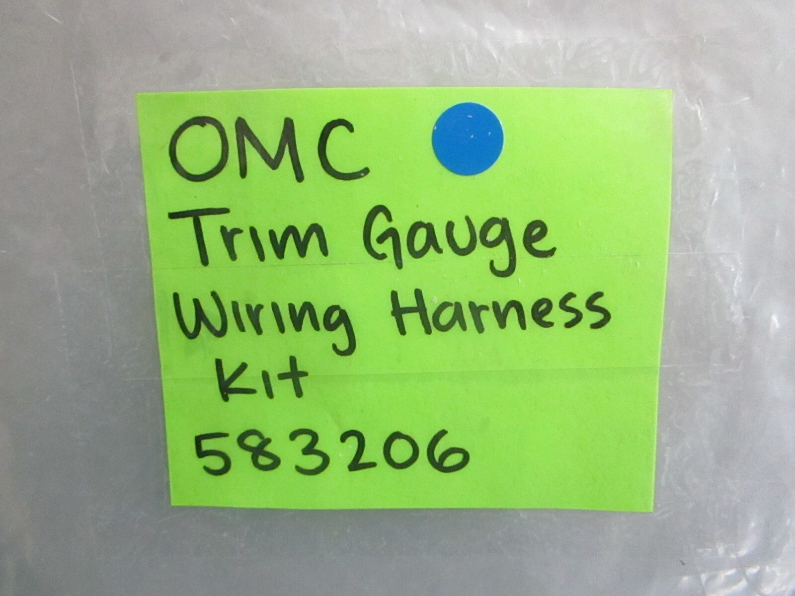 *NEW OEM* 0820 OMC Johnson Evinrude Trim Gauge Wiring Harness Kit 583206 0583206