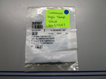 *NEW OEM* 0810 Cummins High Temp Stud 3689587