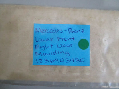 NEW OEM 1236903480 Mercedes-Benz Lower Front Right Door Moulding 0820