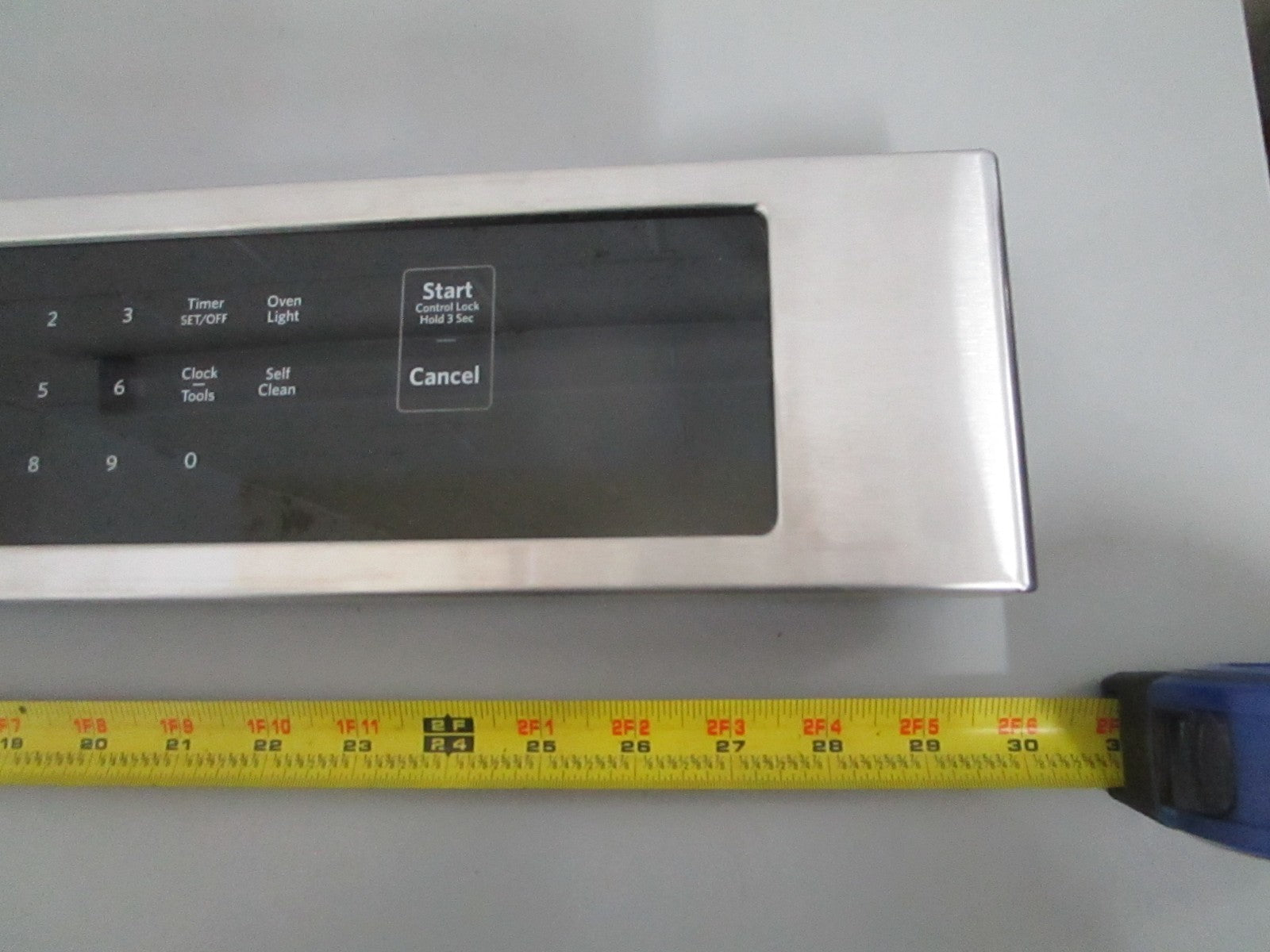 Whirlpool W11093241 NEW OEM Wall Oven Range Control Panel Stainless Steel 0820