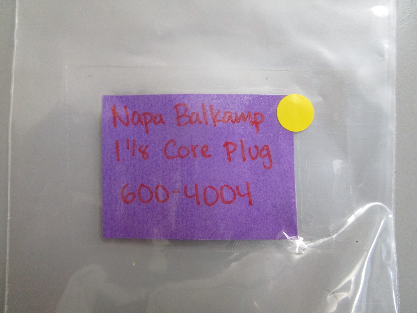 *NEW* 0810 Napa Balkamp 1 1/8 Core Plug 600-4004