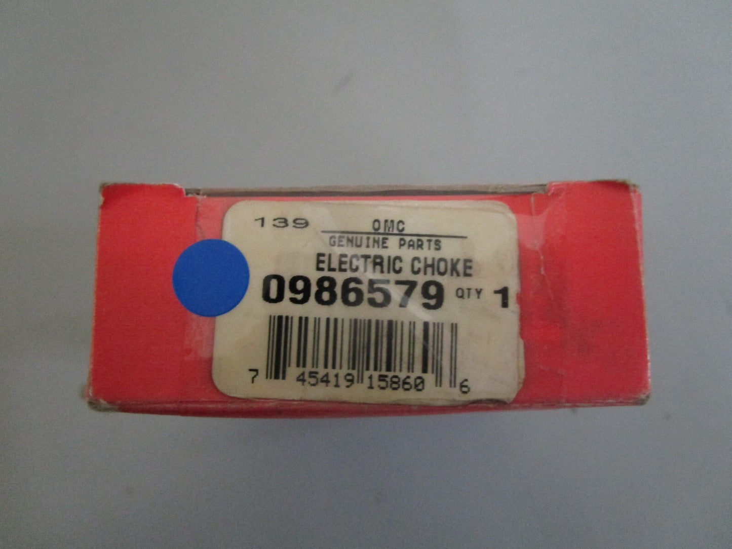 *NEW OEM* 0820 OMC Johnson Evinrude Electric Choke 986579 0986579