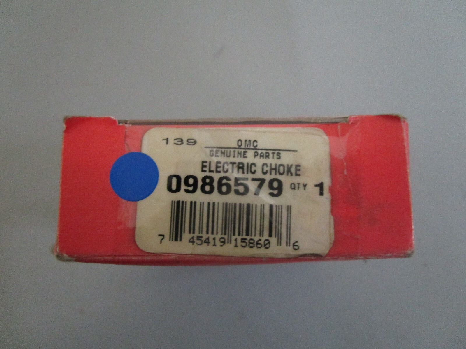 *NEW OEM* 0820 OMC Johnson Evinrude Electric Choke 986579 0986579