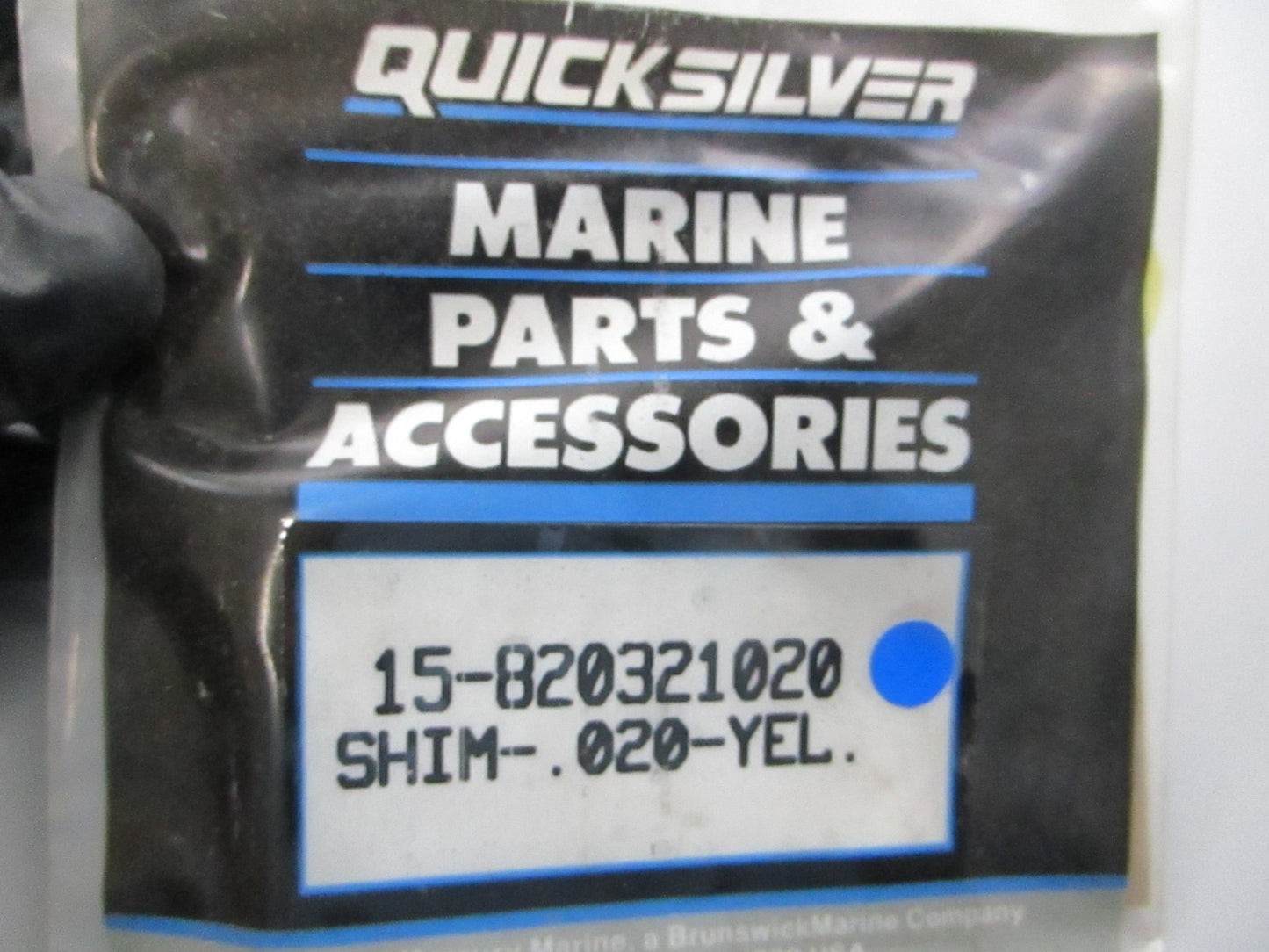 NEW OEM 15-820321020 Mercury Quicksilver .020 Yellow Shim 0810