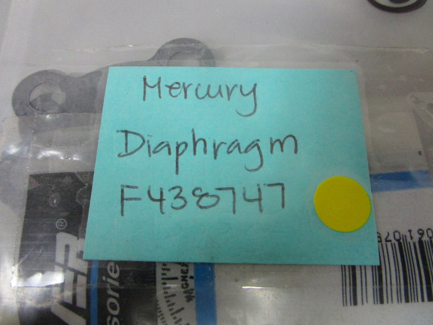 *NEW OEM* 0810 Mercury Quicksilver Diaphragm F438747