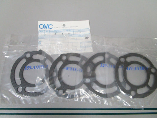 NEW OEM (LOT OF 4) 311131 0311131 OMC Johnson Evinrude End Cap Gasket 0810