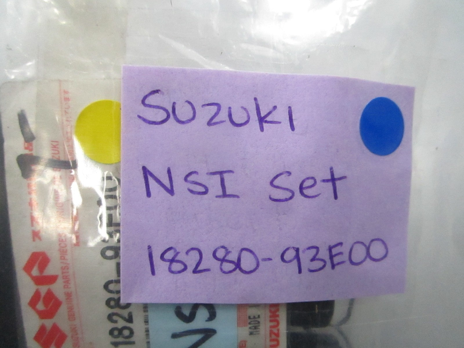 *NEW OEM* 0810 Suzuki NSI Set 18280-93E00