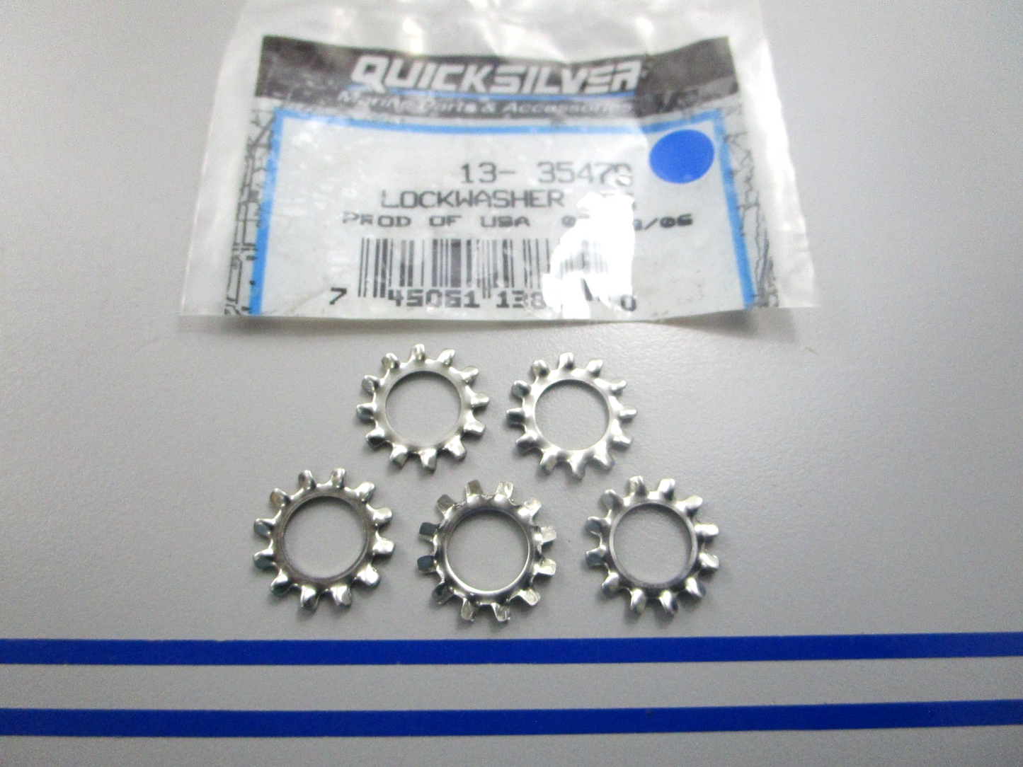 NEW OEM (LOT OF 5) 13-35479 Mercury Quicksilver Lockwasher 0810