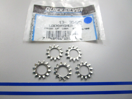 NEW OEM (LOT OF 5) 13-35479 Mercury Quicksilver Lockwasher 0810