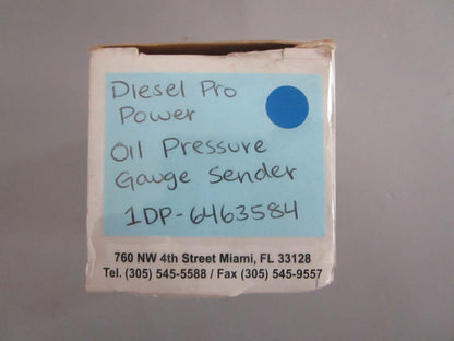 *NEW* 0820 Diesel Pro Power Oil Pressure Gauge Sender 1DP-6463584