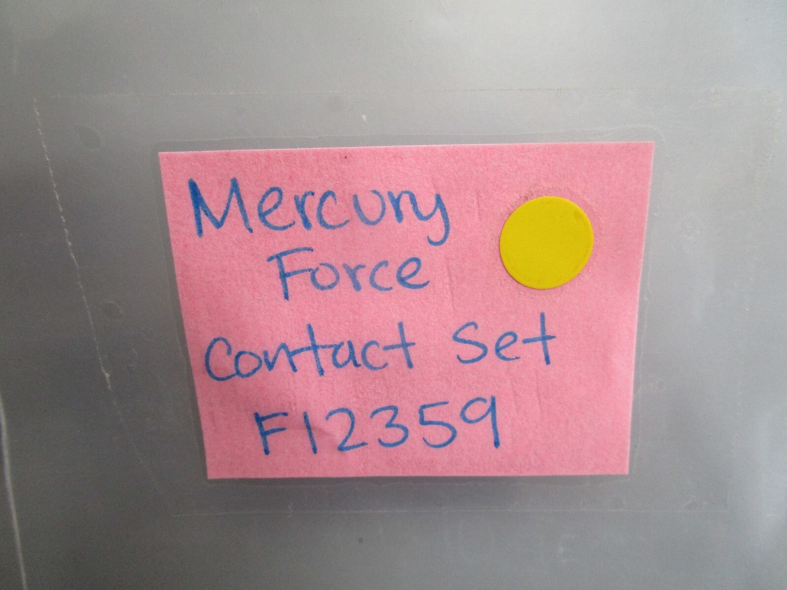 *NEW OEM* 0810 Mercury Force Contact Set F12359