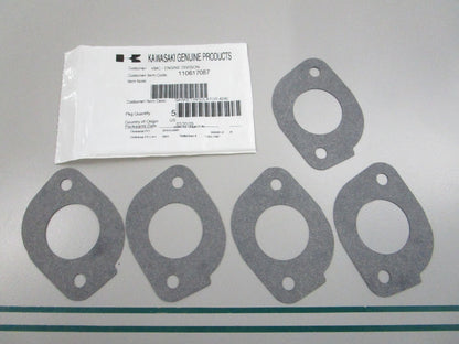 NEW OEM (LOT OF 5) 11067-7087 Kawasaki Insulator Gasket 0810