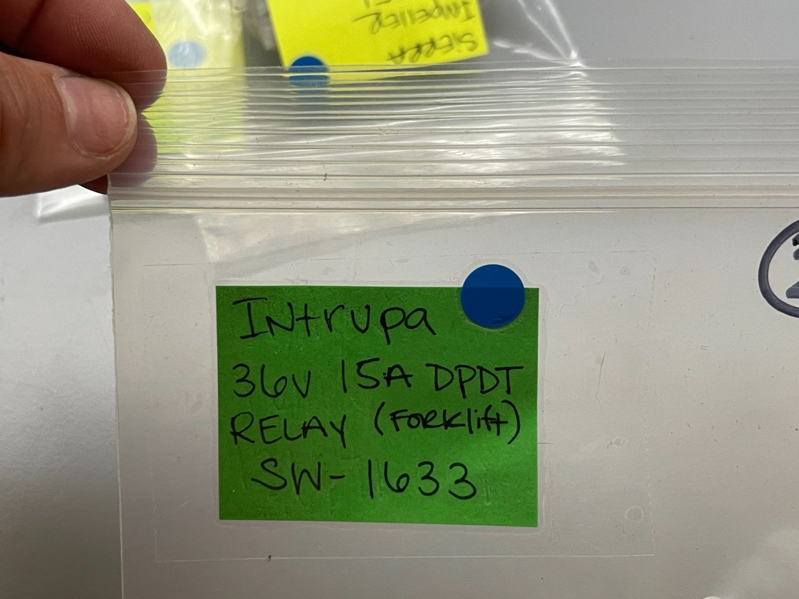 *NEW OEM* 0720 Intrupa Forklift 36V 15A DPDT Relay SW-1633