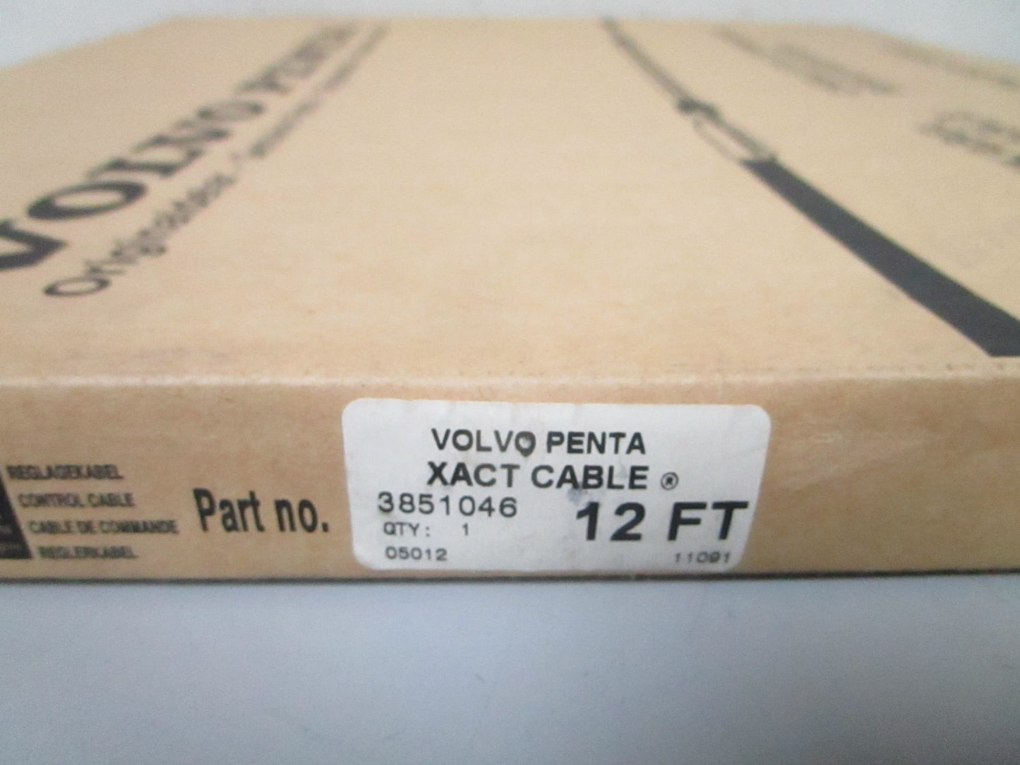 *NEW OEM* 0720 Mercury Quicksilver 12ft Control Cable 3851046
