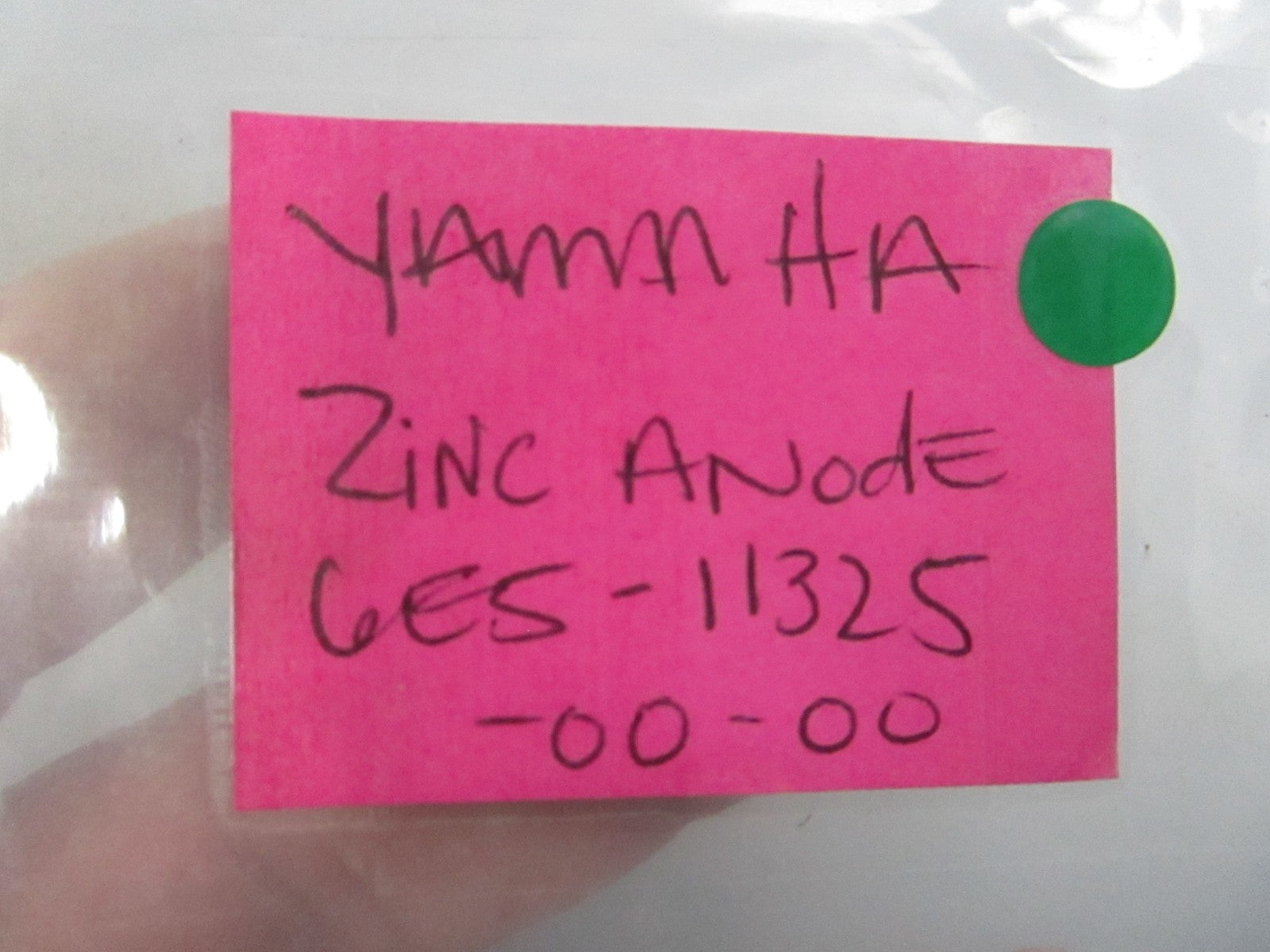 NEW OEM (LOT OF 2) 6E5-11325-00-00 Yamaha Zinc Anode 0810