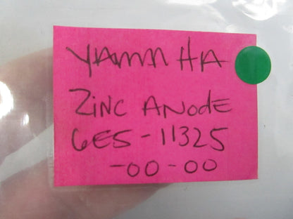 NEW OEM (LOT OF 2) 6E5-11325-00-00 Yamaha Zinc Anode 0810