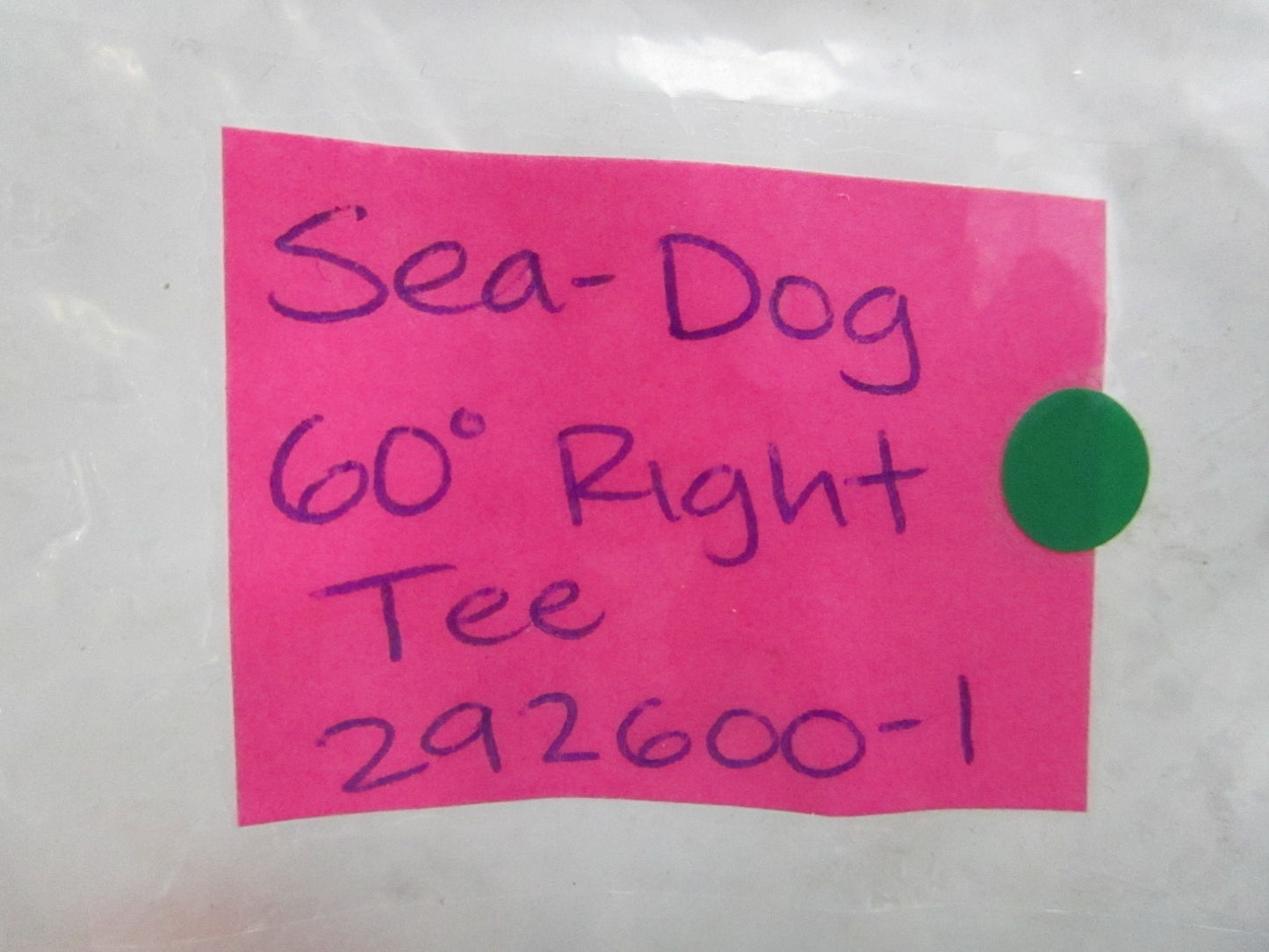 Sea-Dog NEW 316 SS 60 Degree Rail Tee Right Hand 7/8" Tube 292600-1 0810