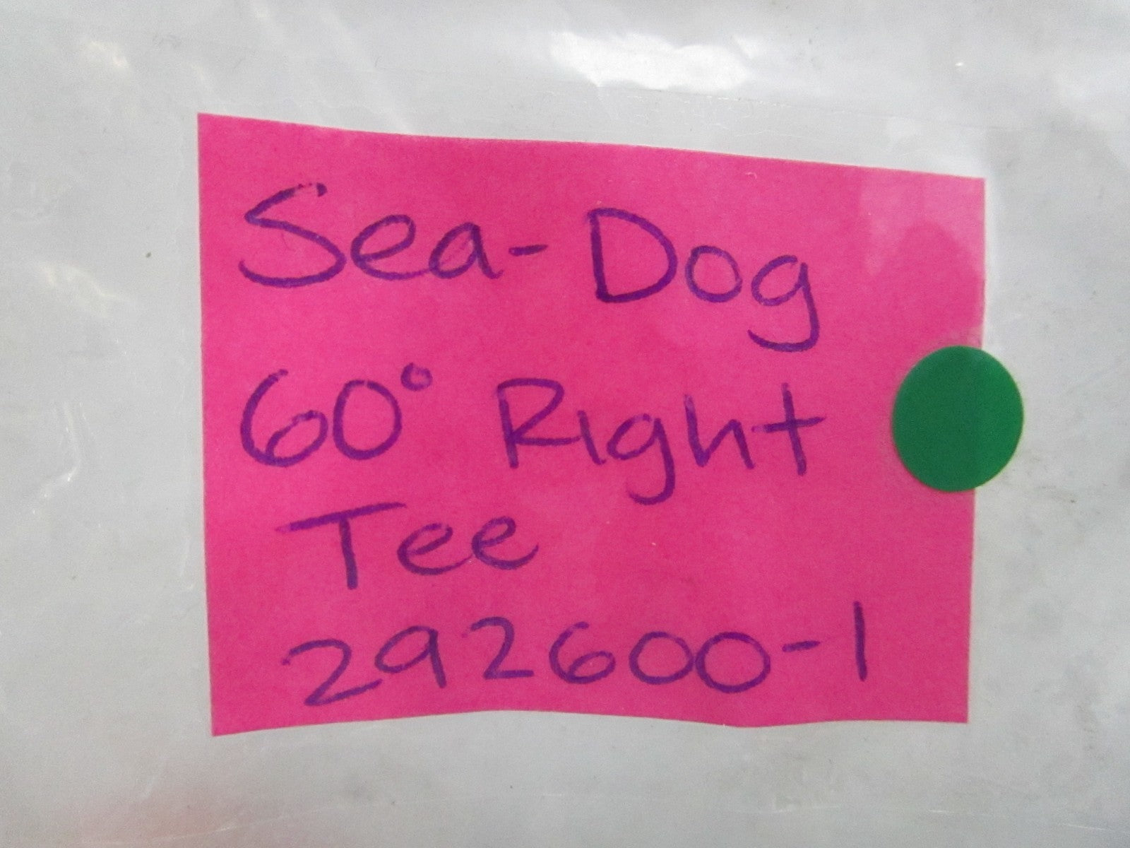 Sea-Dog NEW 316 SS 60 Degree Rail Tee Right Hand 7/8" Tube 292600-1 0810
