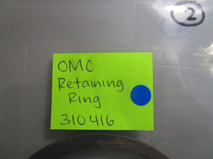 *NEW OEM* 0810 OMC Johnson Evinrude Retaining Ring 310416 0310416