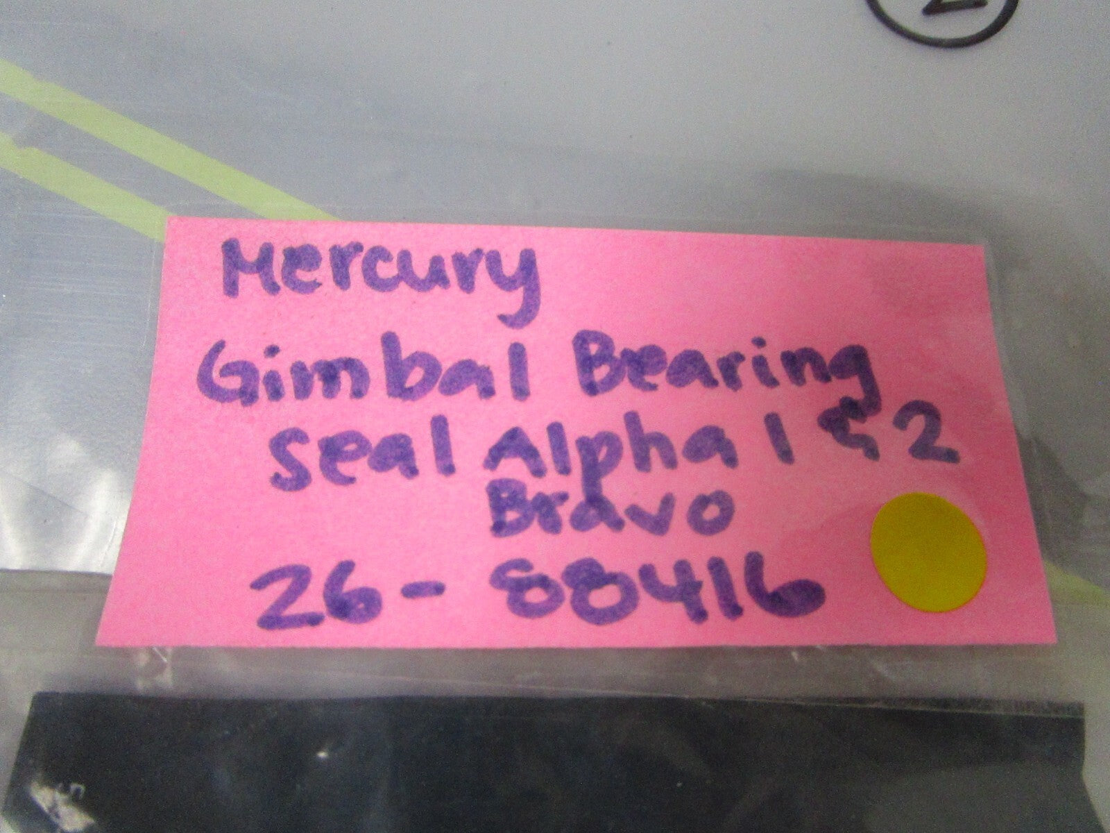 *NEW OEM* 0810 Mercury Quicksilver Gimbal Bearing Seal Alpha Bravo 26-88416