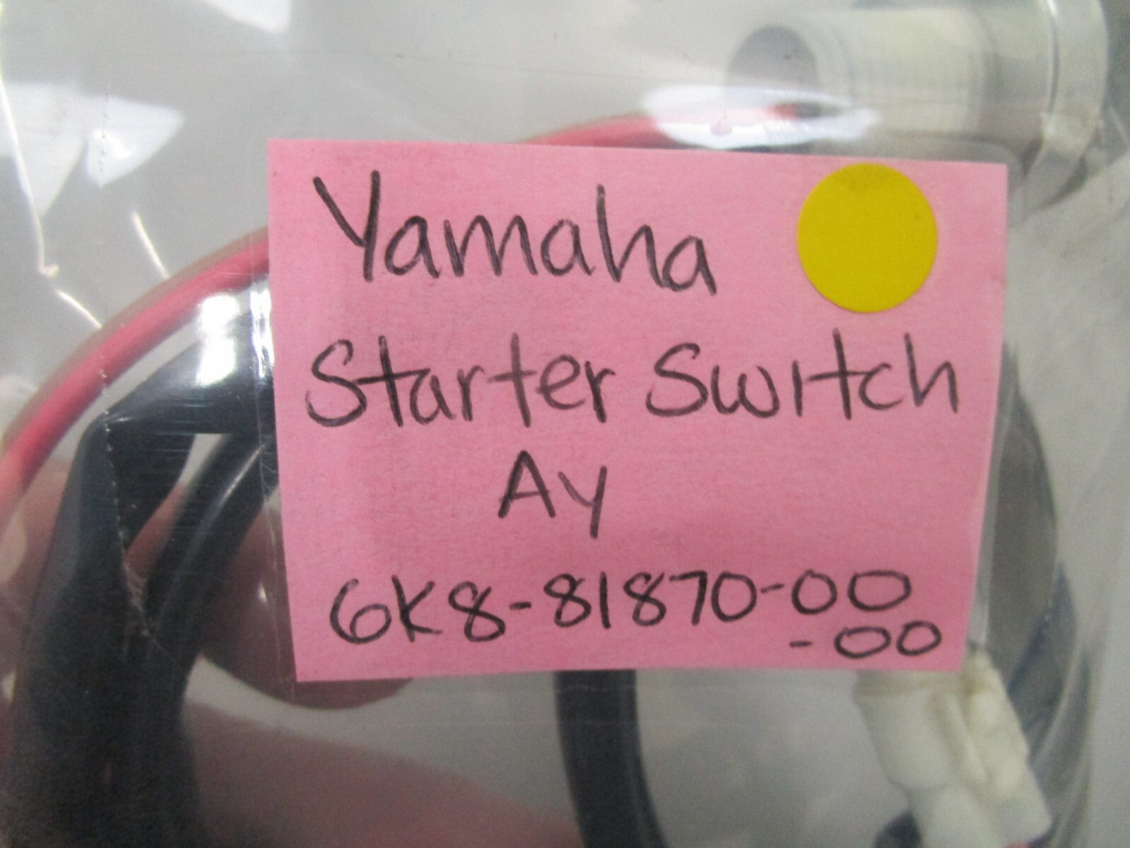 *NEW OEM* 0810 Yamaha Starter Switch Assembly 6K8-81870-00-00