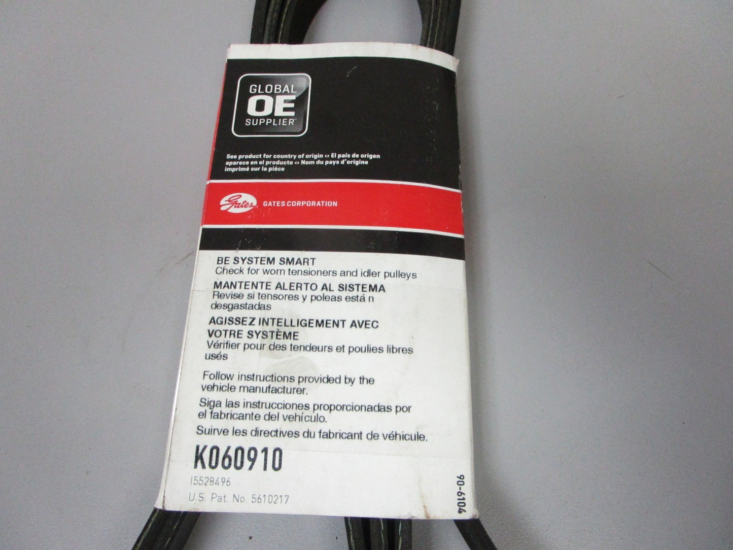 NEW K060910 Gates Micro-V Serpentine Belt 0720