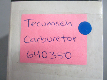 NEW OEM 640350 Tecumseh Carburetor 0820