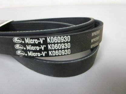 NEW K060930 Gates Micro-V 13/16" x 93 ⅝" Serpentine Belt 0720