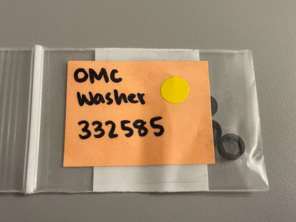 *NEW OEM* (LOT OF 4) 0750 OMC Johnson Evinrude WASHER 332585 0332585