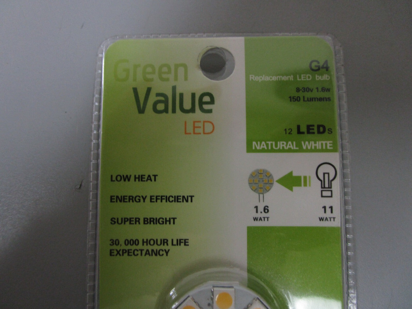 *NEW* 0810 Ming's Mark Inc Green Valve LED Replacement Bulb 15002V
