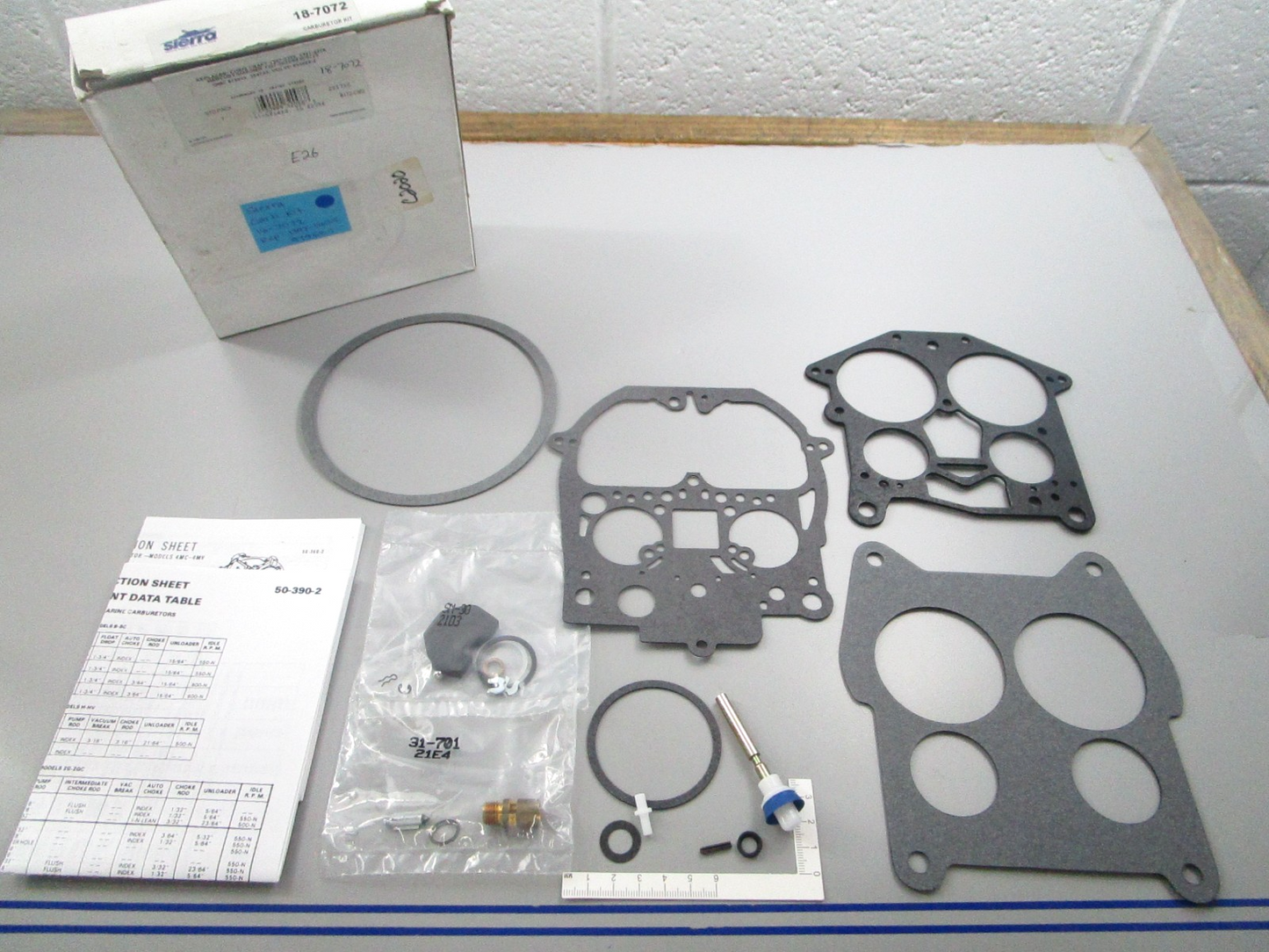 NEW Sierra Carburetor Kit 18-7072 Replaces: 1397-5635 979659 0810