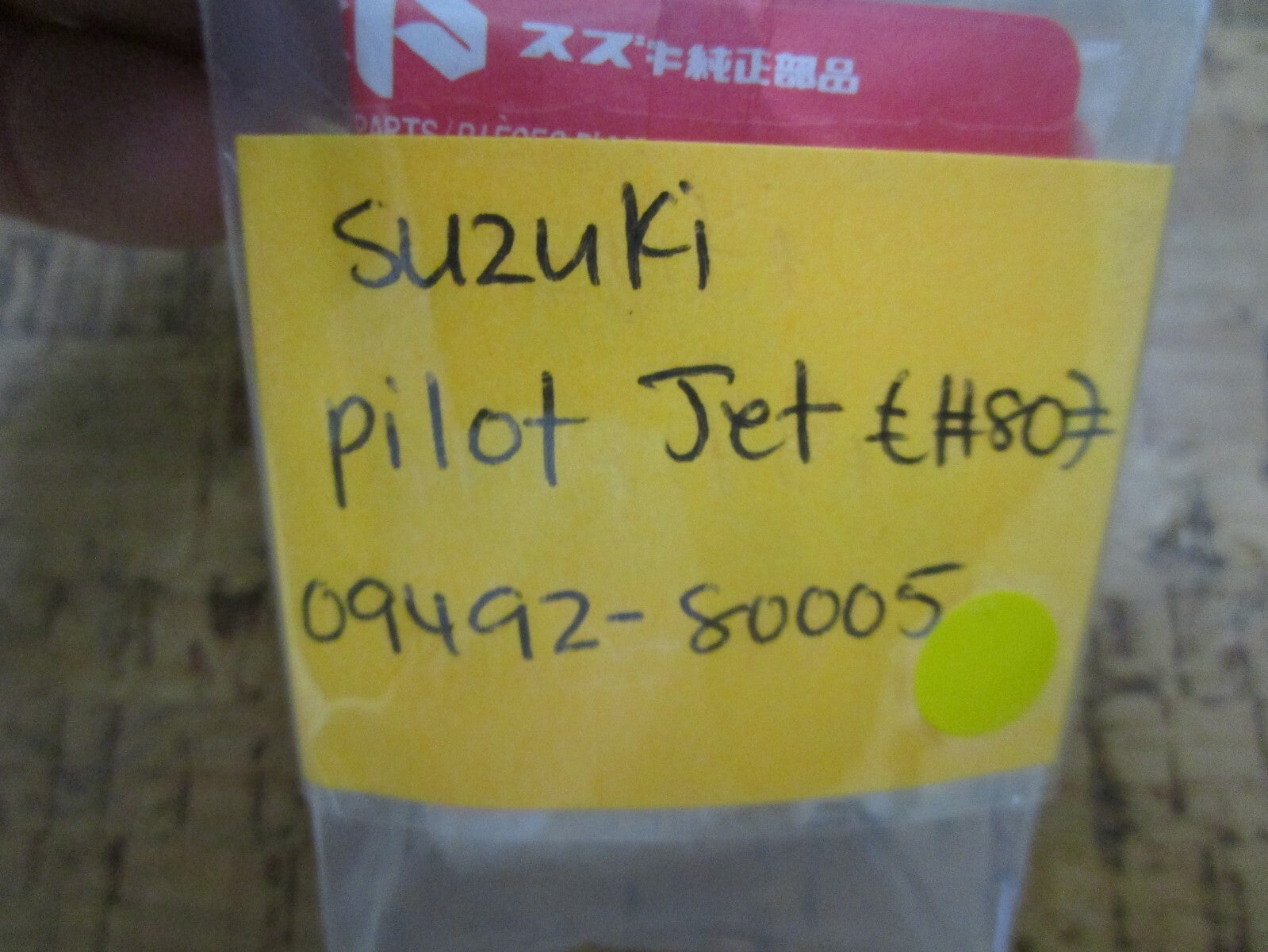 *NEW OEM* 0750 Suzuki PILOT JET (#80) 09492-80005