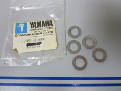 *NEW OEM* (LOT OF 5) 0810 Yamaha Washer 92990-10600