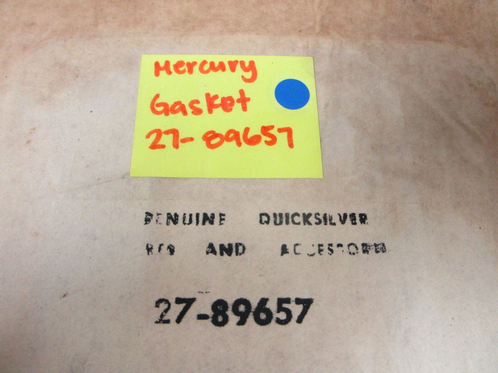*NEW OEM* 0770 Mercury Quicksilver Gasket 27-89657