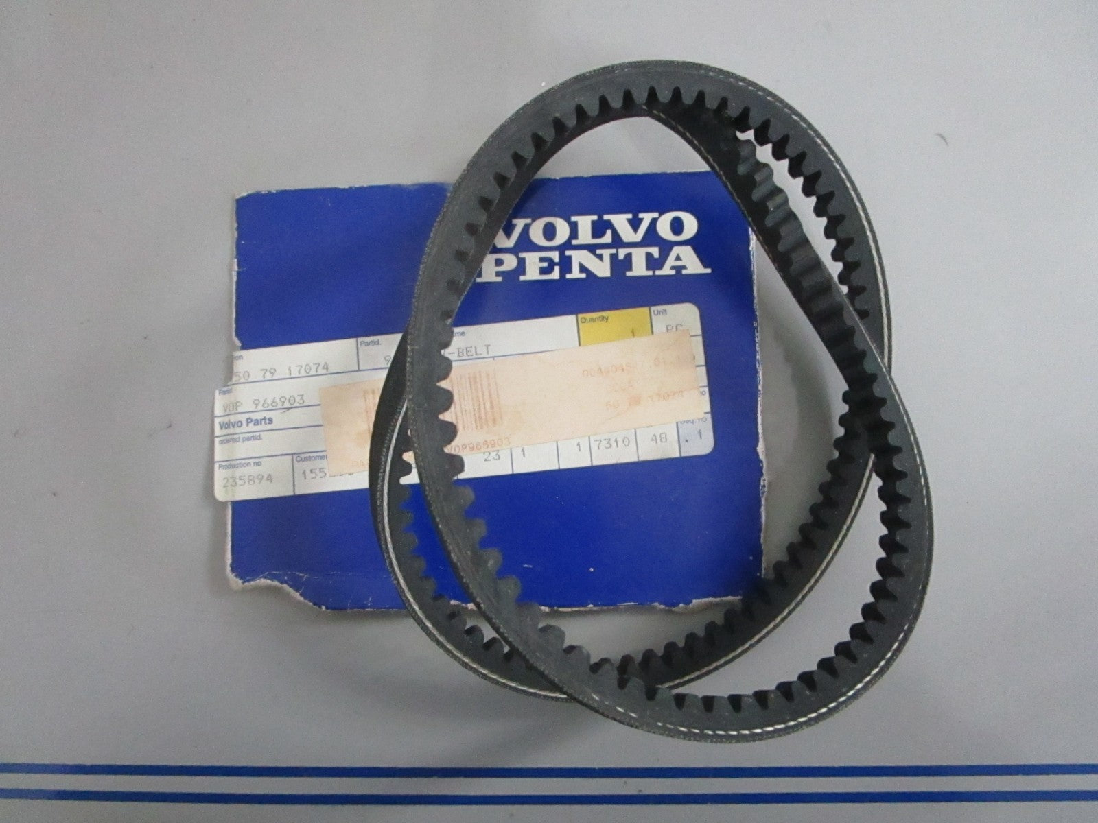 NEW OEM 966903 Volvo Penta V-Belt 0820