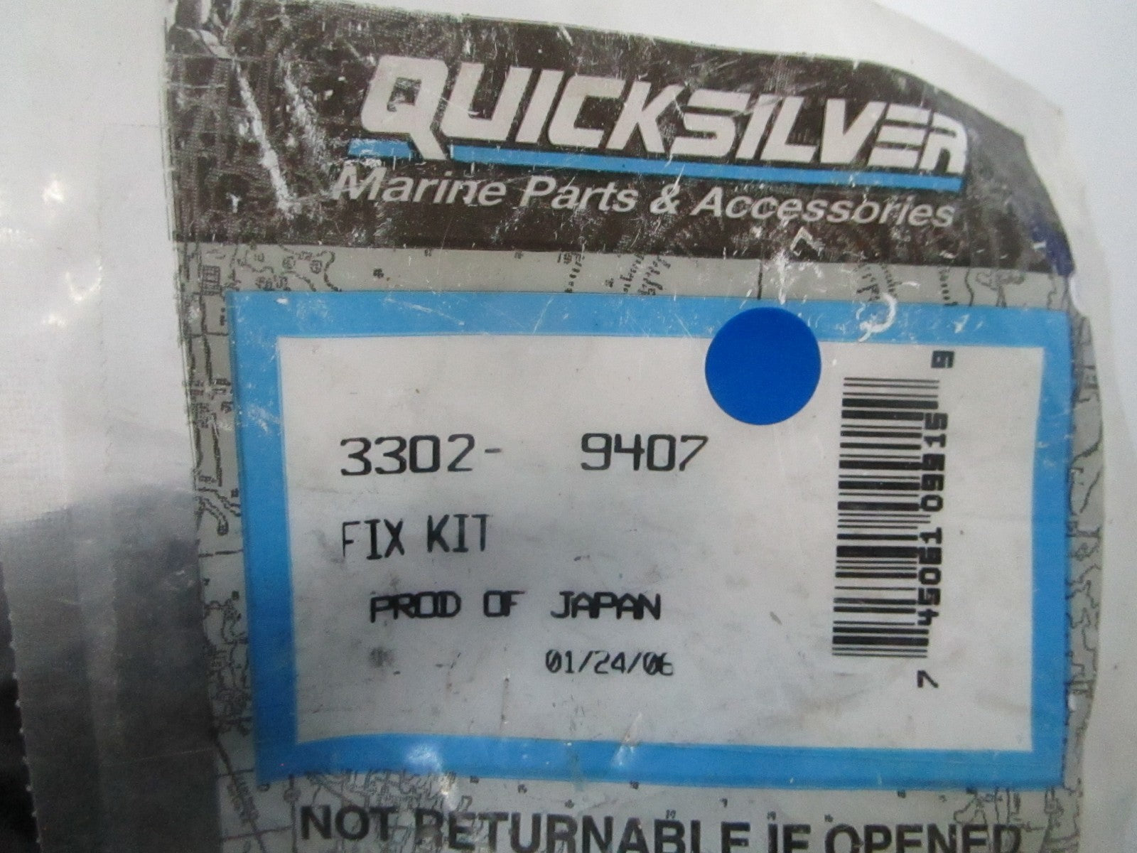 *NEW OEM* 0810 Mercury Quicksilver Fix Kit 3302-9407