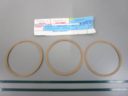 NEW OEM (LOT OF 3) 832191 Volvo Penta Gasket 0810