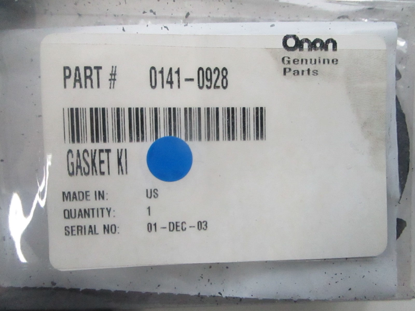 *NEW OEM* 0810 Onan Gasket Kit 0141-0928