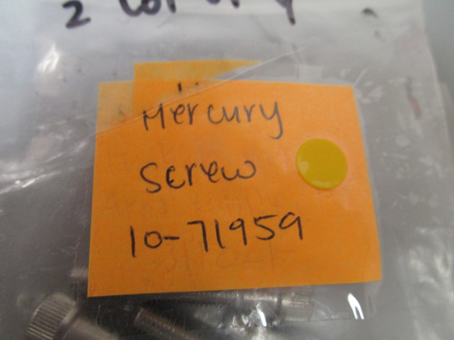 *NEW OEM* (LOT OF 4) 0750 Mercury Quicksilver SCREW 10-71959