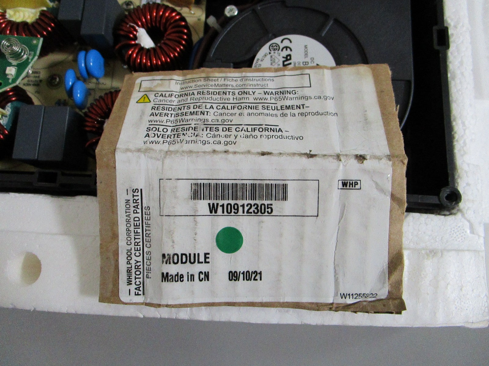 Whirlpool NEW OEM Range Stove Control Module W10912305 Maytag NOS Part 0820