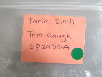NEW OEM GP2930A Faria 2in. Trim Gauge 0820