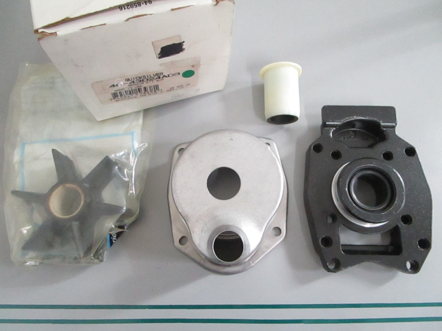 NEW OEM 46-43024A09 Mercury Quicksilver Water Pump Repair Kit 0820